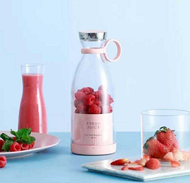 Portable Mini Juice Blender USB Rechargeable Mixer Juicer for Outdoor