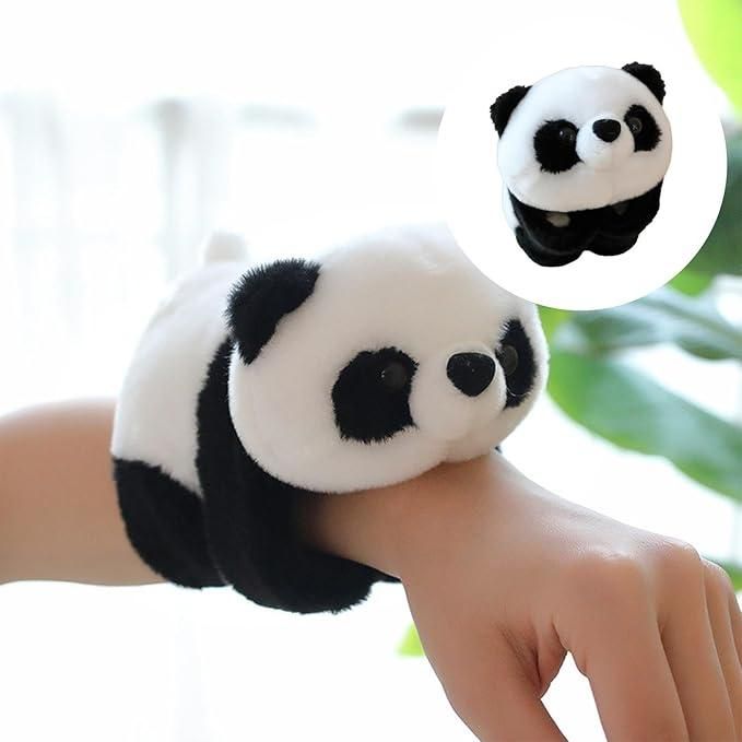 Unisex Stuffed Animal Slap Bracelet Plush Panda