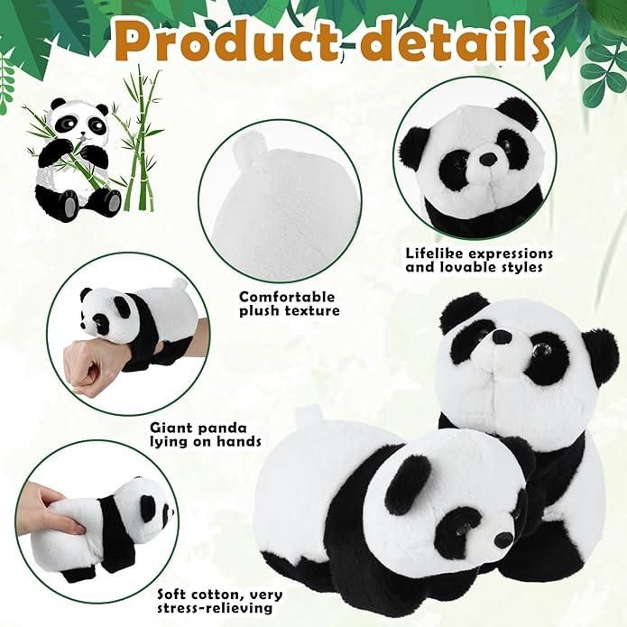 Unisex Stuffed Animal Slap Bracelet Plush Panda